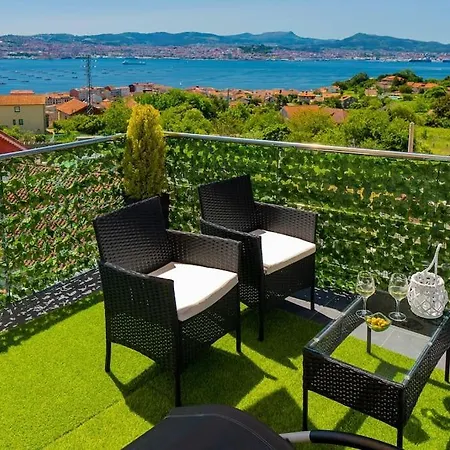 Atico Vistamar, Con Vistas A La Ria De Vigo Apartmán
