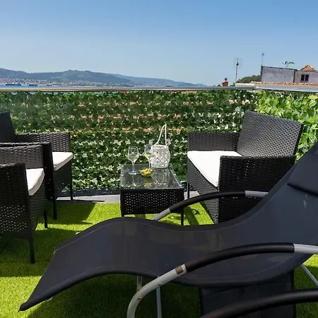 Atico Vistamar, Con Vistas A La Ria De Vigo Appartement *